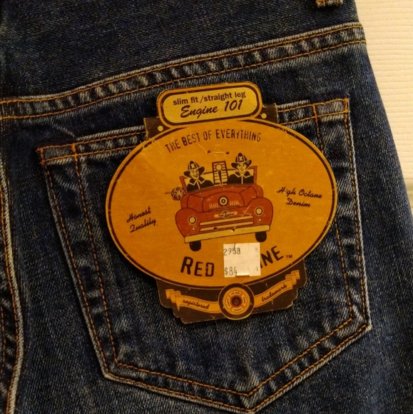 Red Engine jeans - NWOT - Picture 5 of 9